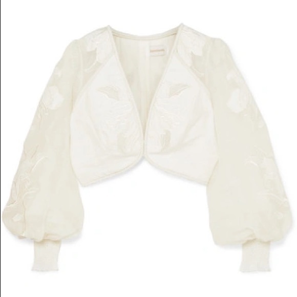 ISO: Zimmermann Corsage Cropped Top in White - Picture 1 of 1